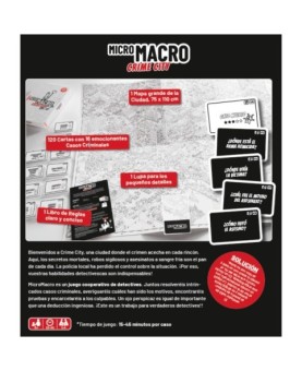 Juego de mesa micro macro (ganador spiel des jahres 2021) pegi 10