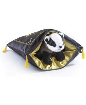 Peluche pack the noble collection harry potter tejon mascota hufflepuff + cojin hufflepuff