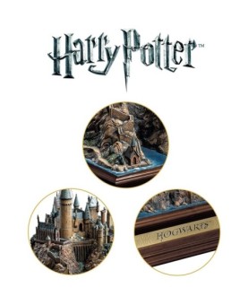 Replica the noble collection harry potter escuela de hogwarts 30 cm premium