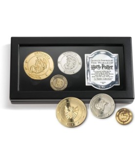 Replica the noble collection harry potter monedas de gringotts expositor