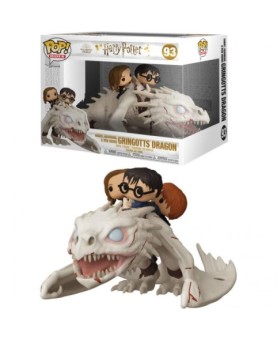 Funko pop harry potter harry ron & hermione montados en dragon 50815