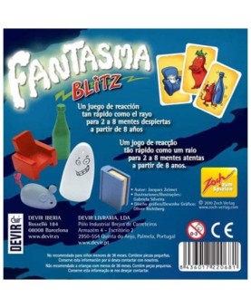 Juego de mesa devir fantasma blitz pegi 8