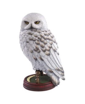 Figura the noble collection harry potter criaturas magicas estatua resina hedwig 24 cm