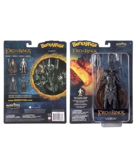 Figura the noble collection bendyfigs el señor de los anillos sauron