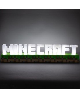 Lámpara paladone minecraft logo