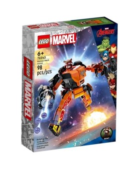 Lego marvel avengers rocket armadura robótica