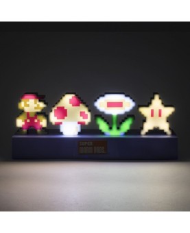 Lámpara paladone super mario icons light