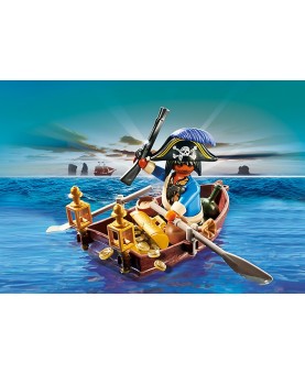 Playmobil huevo pirata con bote