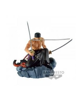 Figura banpresto one piece dioramatic roronoa zoro the brush