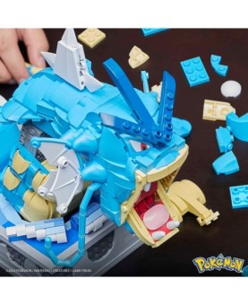 Figura mattel mega construx motion pokemon gyarados 2186 pcs