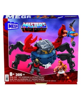 Figuras mattel mega construx masters of the universe she - ra vs hordak & monstroid