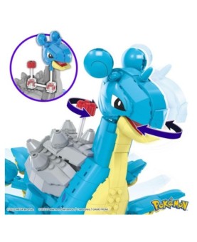 Figura mattel mega construx pokemon lapras 527 piezas