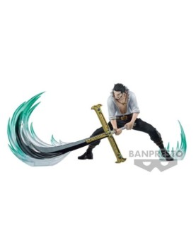 Figura banpresto one piece dxf special mihawk dracule 12cm