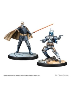 Juego de mesa star wars shatterpoint twice the pride count dooku squad pack