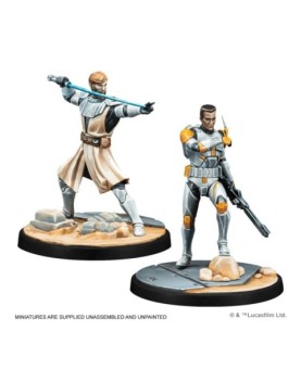 Juego de mesa star wars shatterpoint hello there general obi - wan kenobi squad pack