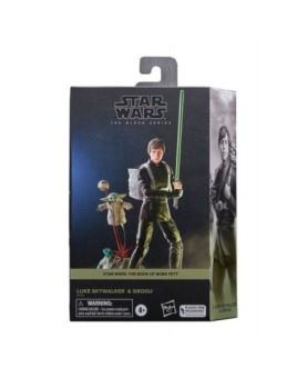 Figura hasbro star wars the black series luke skywalker & grogu