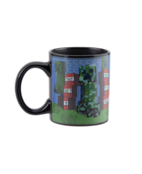 Taza termica paladone minecraft creeper