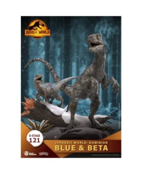 Figura beast kingdom dstage jurassic world dominion blue sea