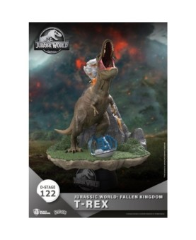 Figura beast kingdom dstage jurassic world el reino caido t - rex