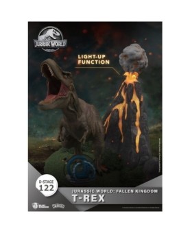 Figura beast kingdom dstage jurassic world el reino caido t - rex