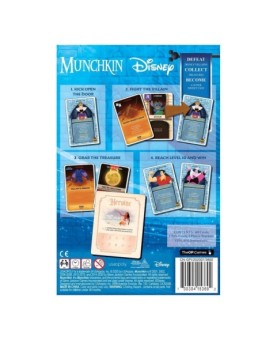 Juego de mesa munchkin disney edition edad recomendada 10 años (ingles)