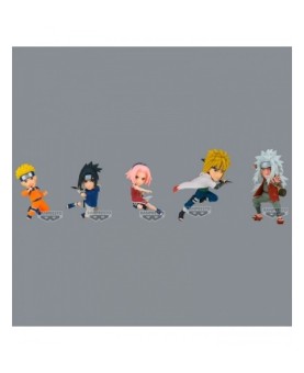 Figura banpresto naruto world collectable figure 12 unidades 7cm