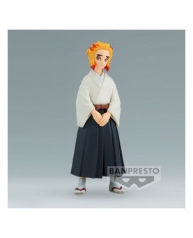 Figura banpresto demon slayer kimetsu no yaiba senjuro rengoku vol.43 15cm