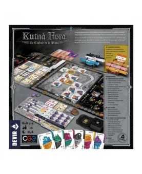 Juego de mesa devir kutná hora: la ciudad de plata + carta promocional