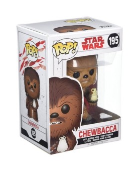 Funko pop star wars e8 the last jedi chewbacca con porg 14748 - px - 1vw