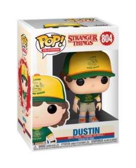 Funko pop stranger things dustin en el campamento