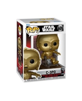 Funko pop star wars retorno del jedi 40 aniversario c - 3po en silla 70744