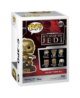 Funko pop star wars retorno del jedi 40 aniversario c - 3po en silla 70744