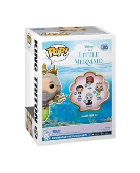 Funko pop disney la sirenita rey poseidon king triton 70735