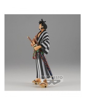 Figura banpresto one piece dxf the grandline men wanokuni kin'emon vol.27 17cm