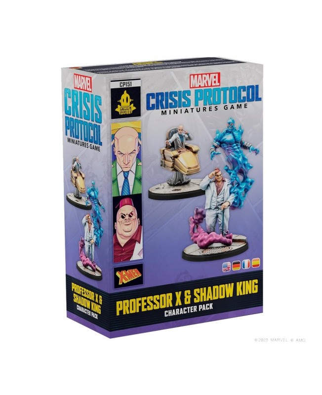 Juego de mesa marvel crisis protocol professor x & shadow king edad recomendada 14 años