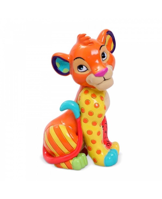 Figura enesco disney el rey león simba sentado estilo britto