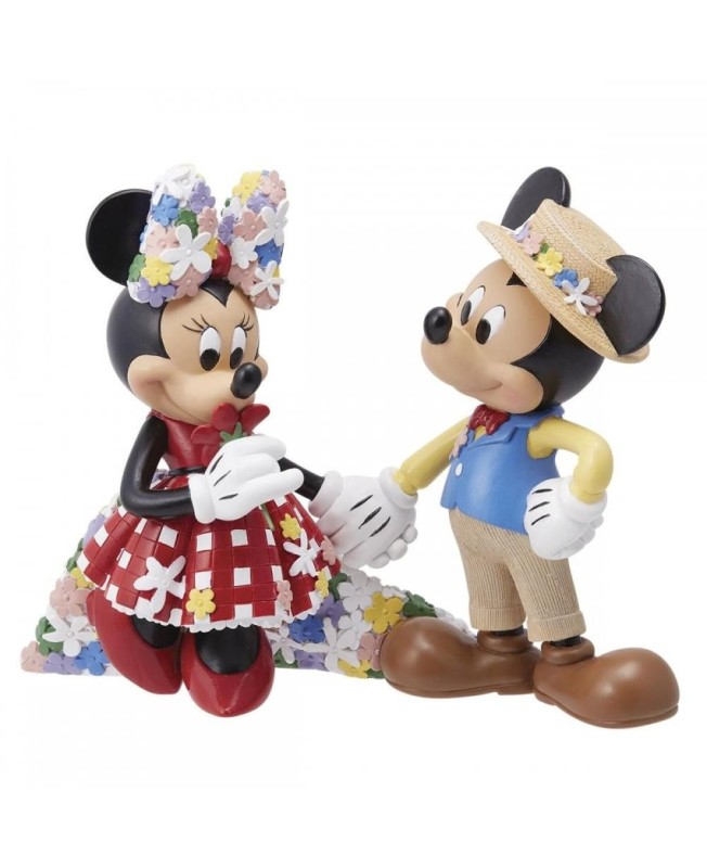 Figura enesco disney mickey y minnie botanica