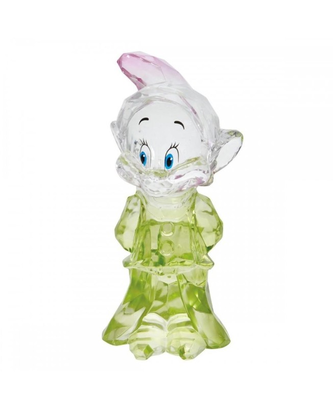 Figura enesco disney cristal blancanieves enanito dopey tontín