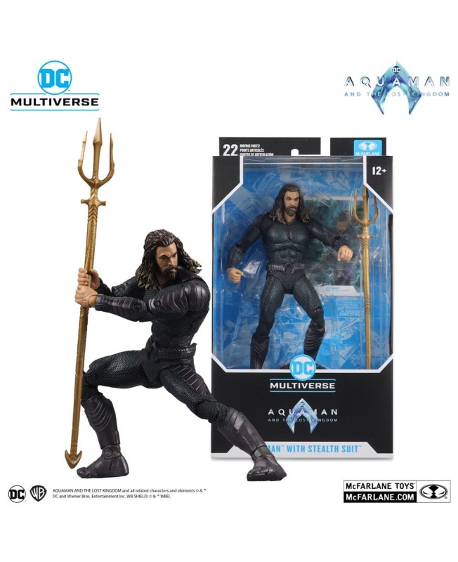 Figura mcfarlane toys dc aquaman 2 movie 7in -  aquaman con traje