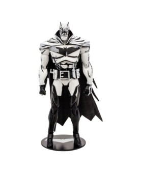 Figura mcfarlane toys dc multiverse 7in -  batman (batman: white knight)(line art)(gold label)