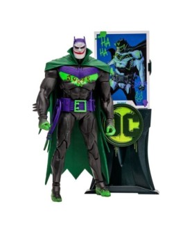 Figura mcfarlane toys dc multiverse 7in -  batman (batman: white knight)(jokerized)(gold label)