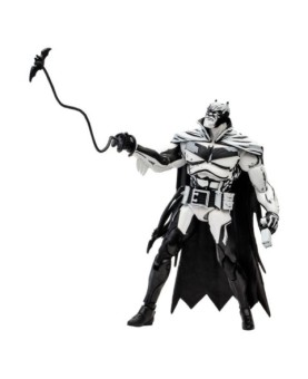 Figura mcfarlane toys dc multiverse 7in -  batman (batman: white knight)(line art)(gold label)