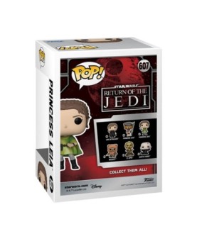 Funko pop star wars retorno del jedi 40 aniversario princesa leia 70747