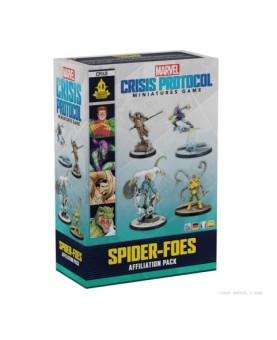 Juego de mesa marvel crisis protocol spider - foes affiliation pack edad recomendada 14 a�os