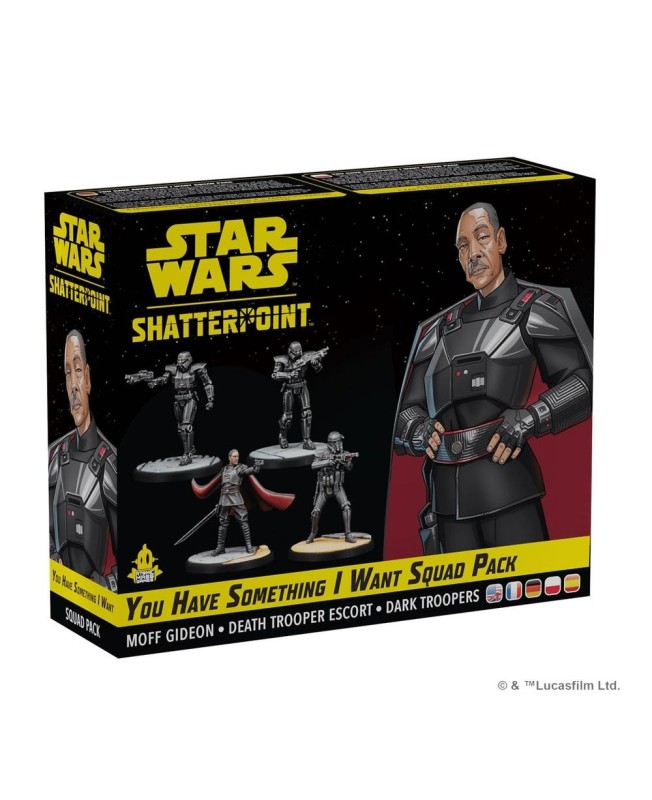 Juego de mesa star wars shatterpoint you have something i want squad pack edad recomendada 14 a�os