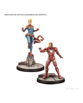 Juego de mesa marvel crisis protocol avengers affiliation pack edad recomendada 14 a�os