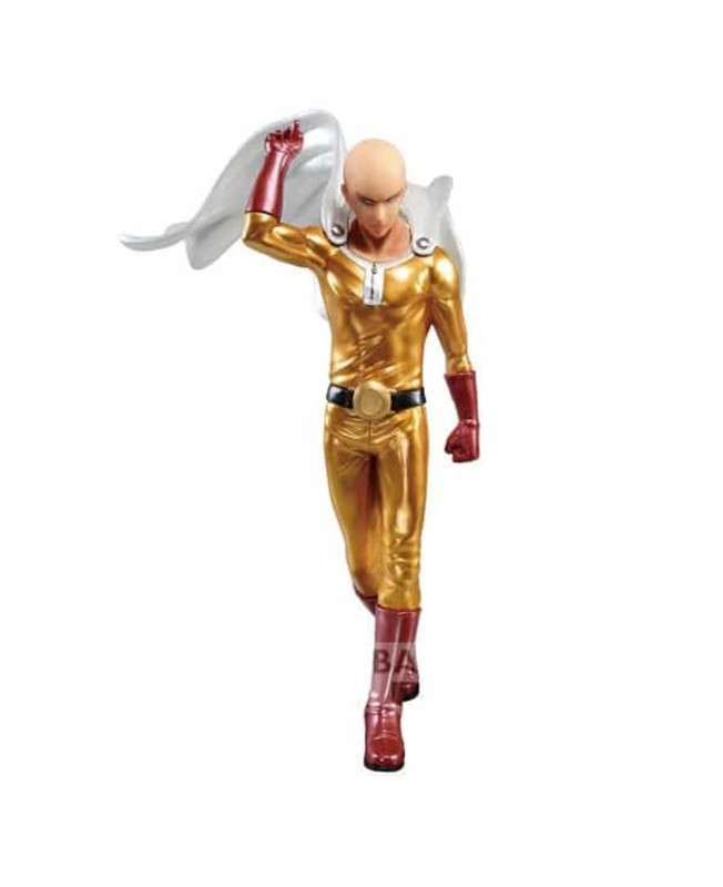 Figura banpresto one punch man dxf premium saitama metalic color 20cm