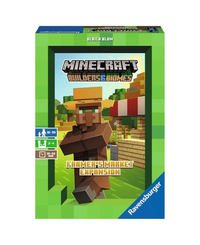 Juego de mesa ravensburger minecraft farmer's market esp.