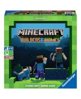 Juego de mesa ravensburger minecraft builders & biomes