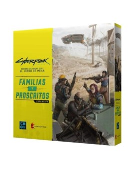 Juego de mesa cyberpunk 2077: familias y proscritos edad recomendada 14 años